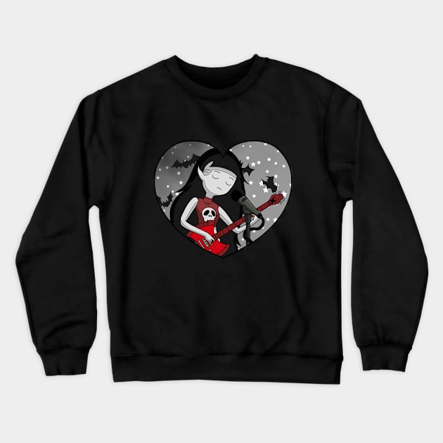 The Vampire Queen Crewneck Sweatshirt by CandyCornSketches